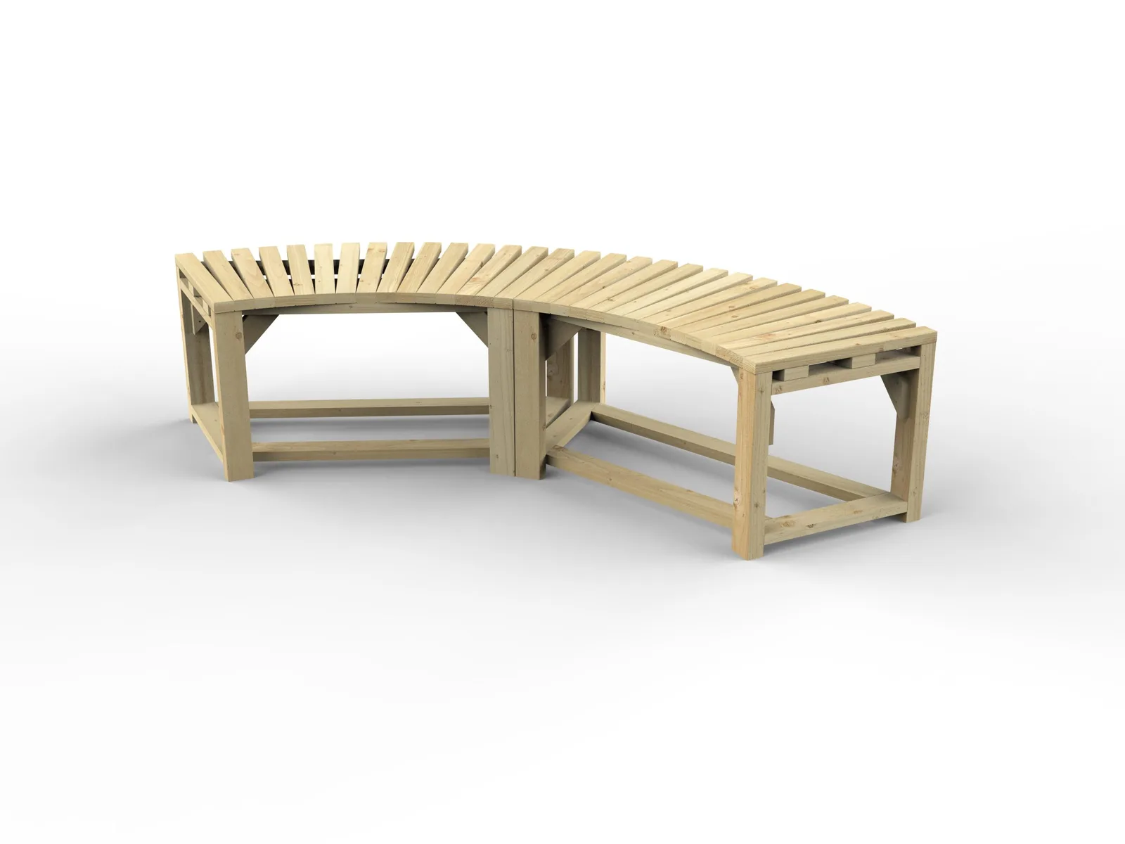 Curved Firepit Bench Pack of 2 — view 2 of 13