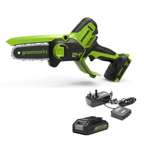 Greenworks Greenworks 24V 10cm Cordless Pruner Kit