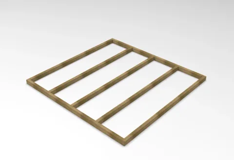 7 x 7 Shed Base for Forest Overlap Sheds