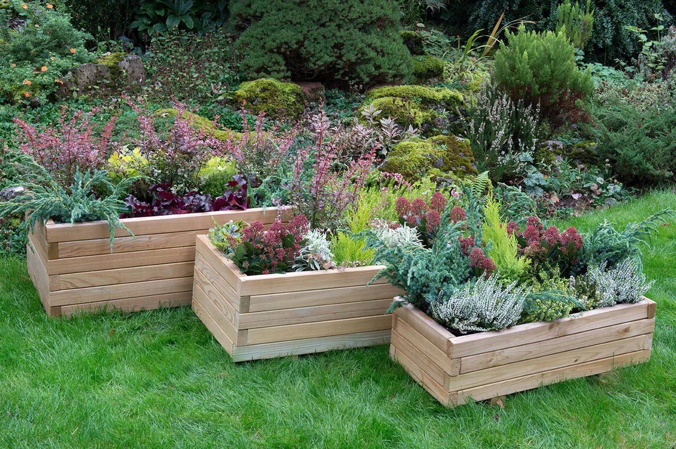 Durham Rectangular Planter – Set of 3 — view 2 of 4
