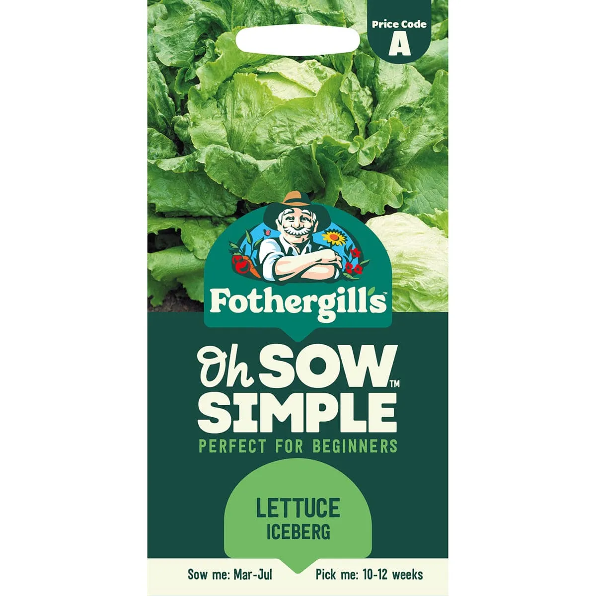 Mr Fothergills Oh Sow Simple - Lettuce Iceberg Seeds