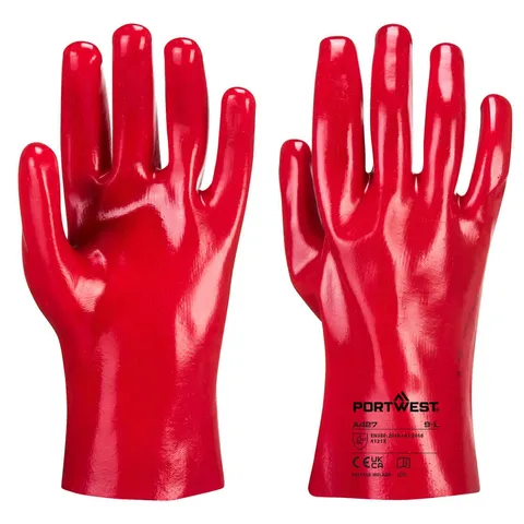 Portwest A427 (27cm) PVC Gauntlet Gloves