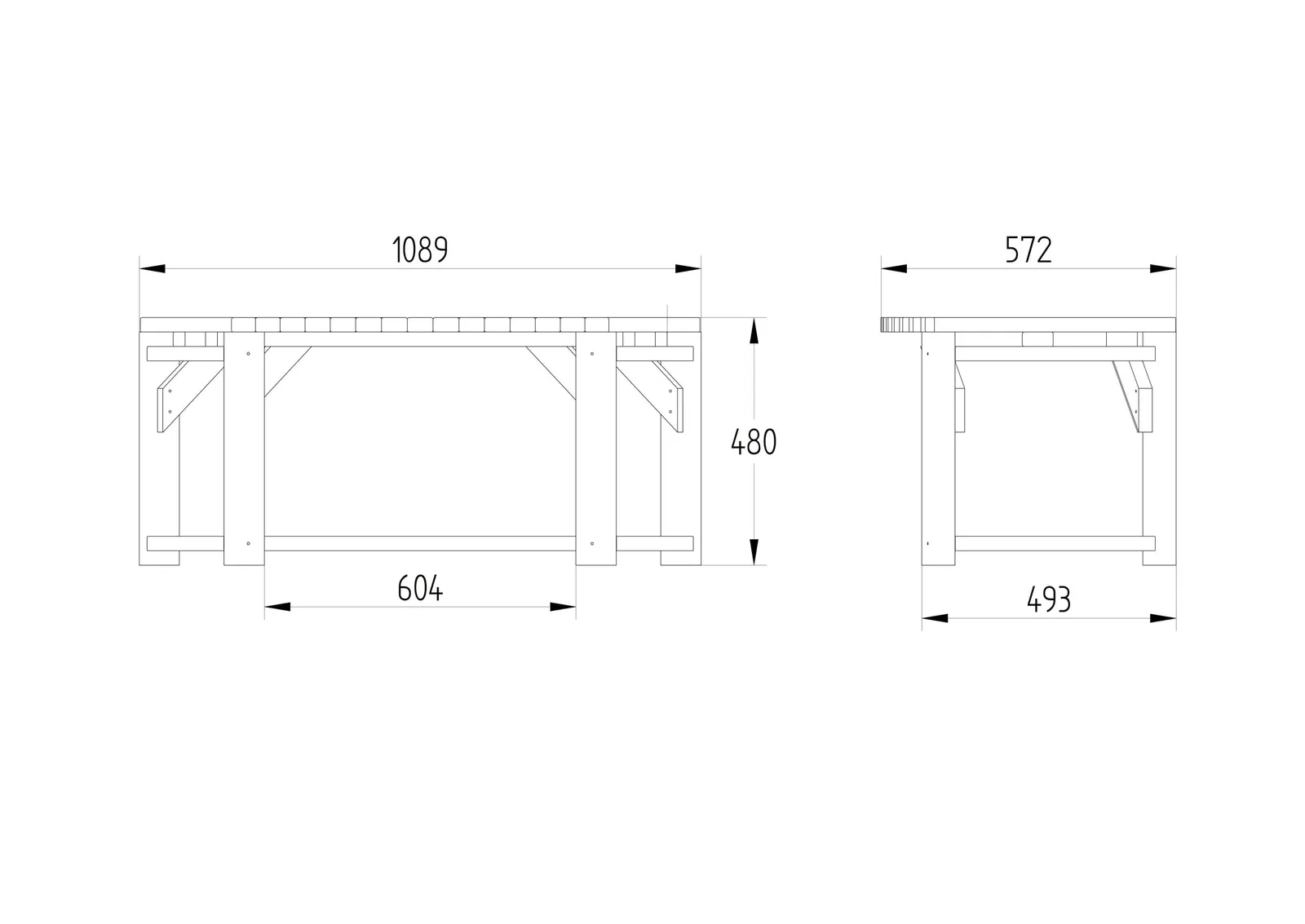 Curved Firepit Bench — view 2 of 3