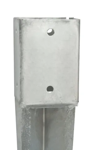 100mm GALVANISED – BOLT GRIP – FENCE POST SUPPORT – 750mm SPIKE