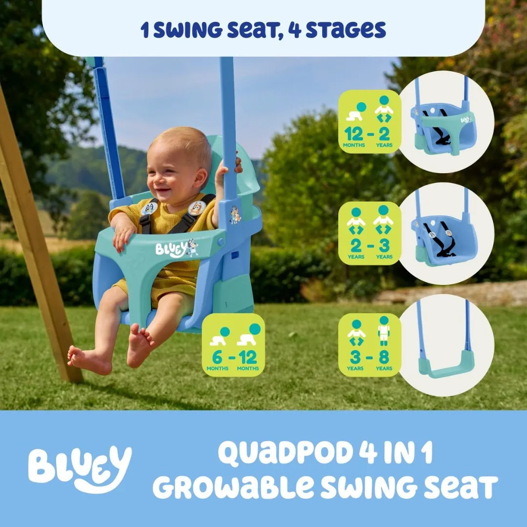 TP Toys TP Bluey Quadpod® 4 in 1 Baby Swing Seat — view 2 of 3