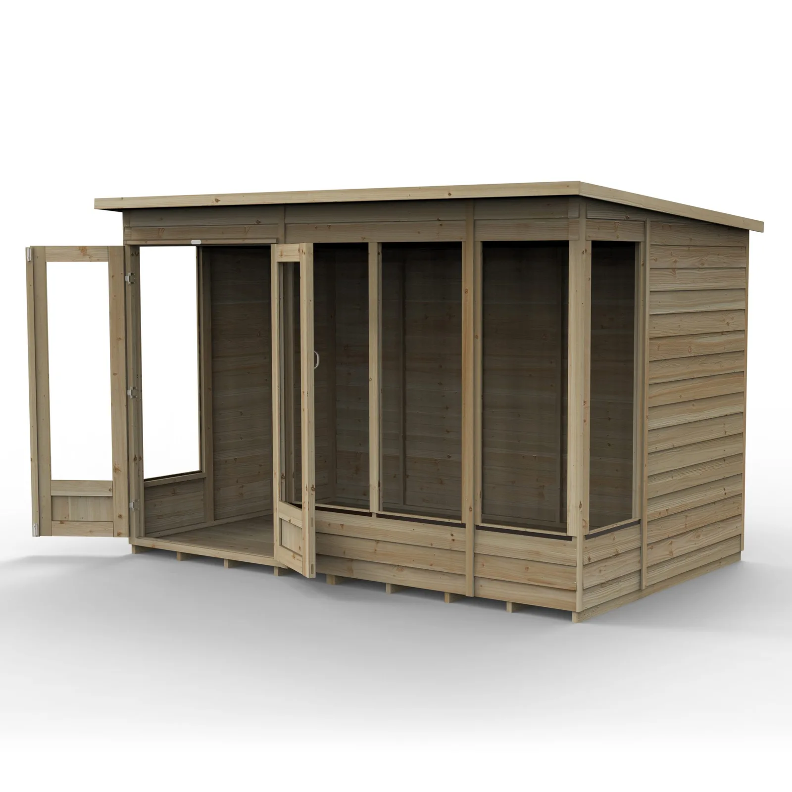4LIFE Pent Summerhouse 10×6 – Double Door – 5 Window — view 3 of 13