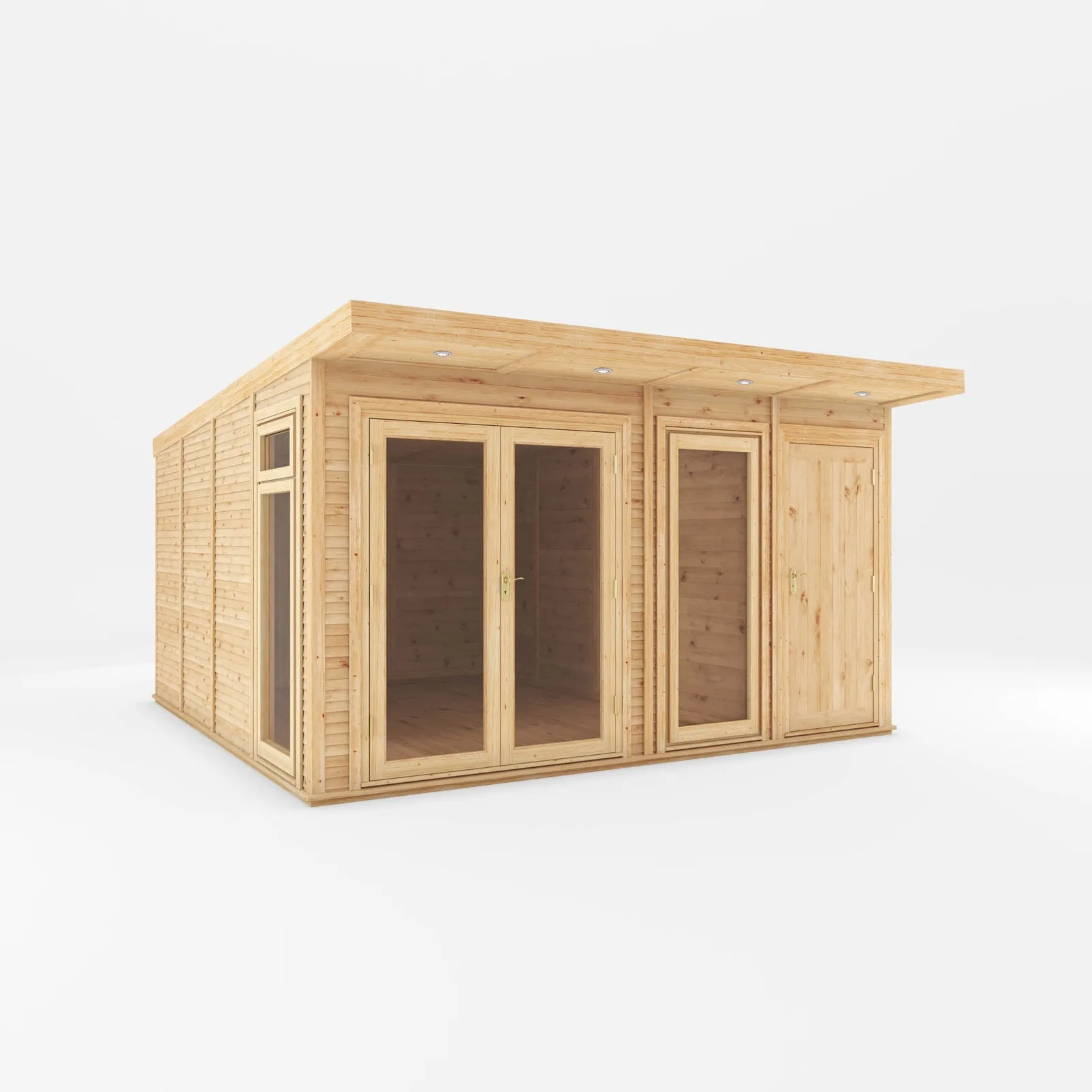 Mercia Garden Products The Classic Insulated Garden Room with Side Shed — view 2 of 8
