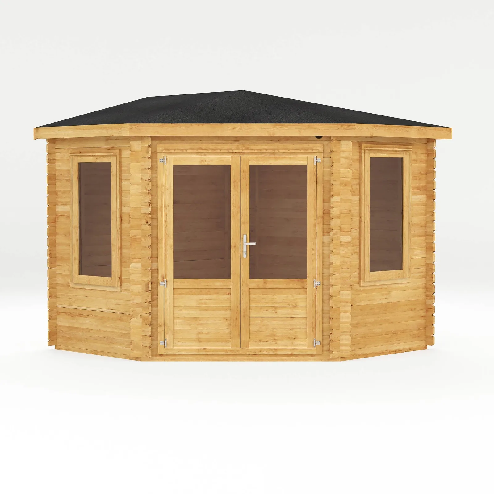 Mercia Garden Products The Corner Log Cabin