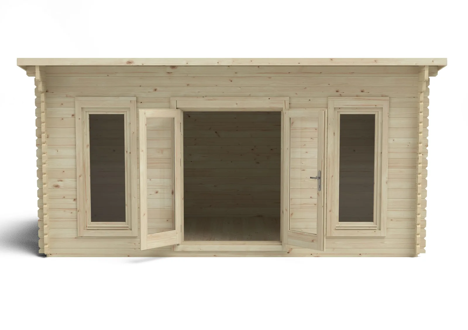 Elmley 5.0m x 3.0m Log Cabin Double Glazed 24kg Polyester Felt, Plus Underlay — view 5 of 7
