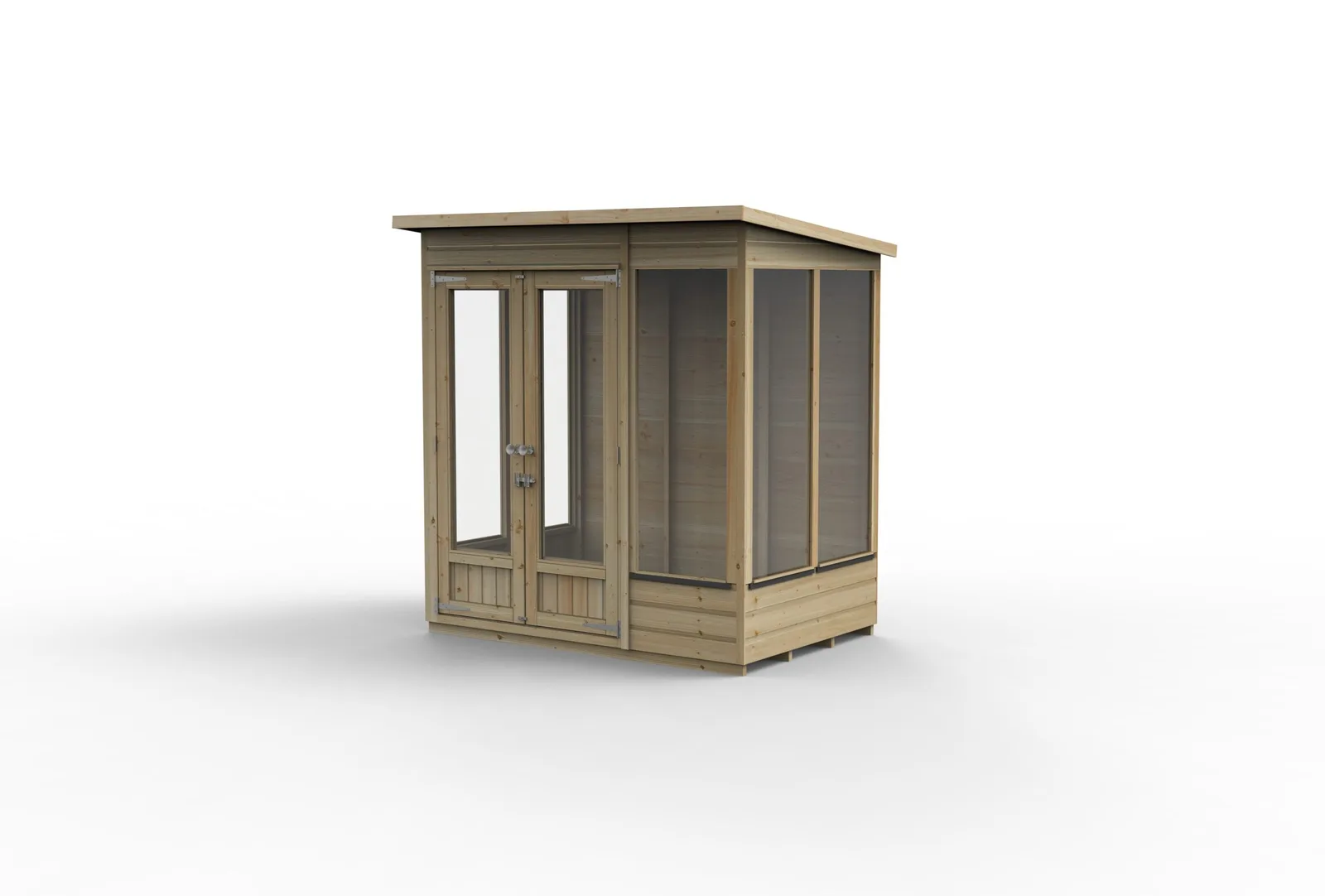 Beckwood Pent Summerhouse 6×4 – Double Door – 5 Windows — view 3 of 14