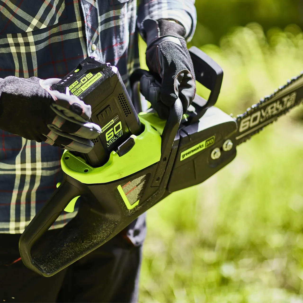 Greenworks Greenworks GD60CS40 60v Cordless Chainsaw (No Battery/Charger) — view 3 of 3