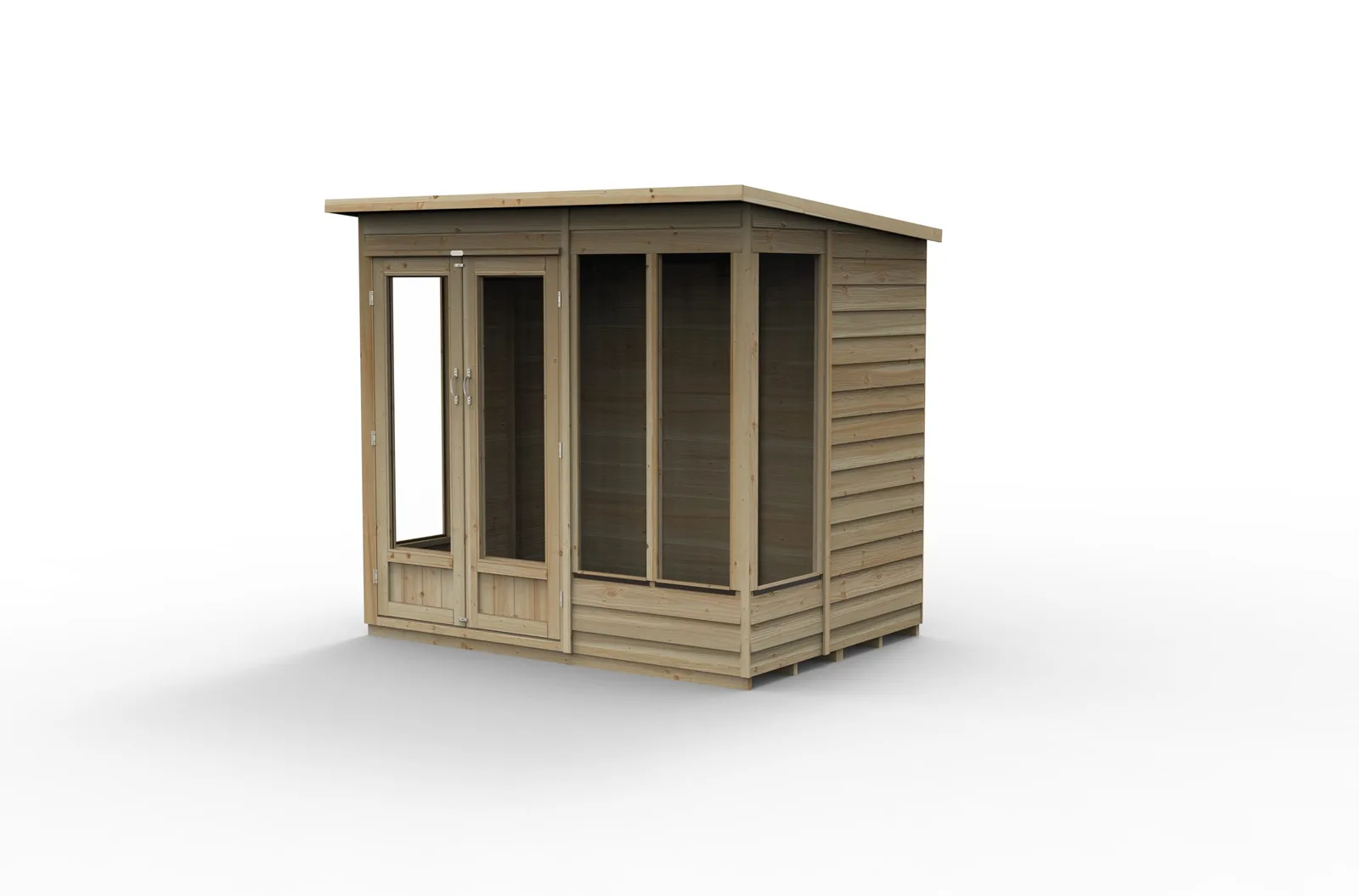 4LIFE Pent Summerhouse 7×5 – Double Door – 4 Window — view 3 of 12