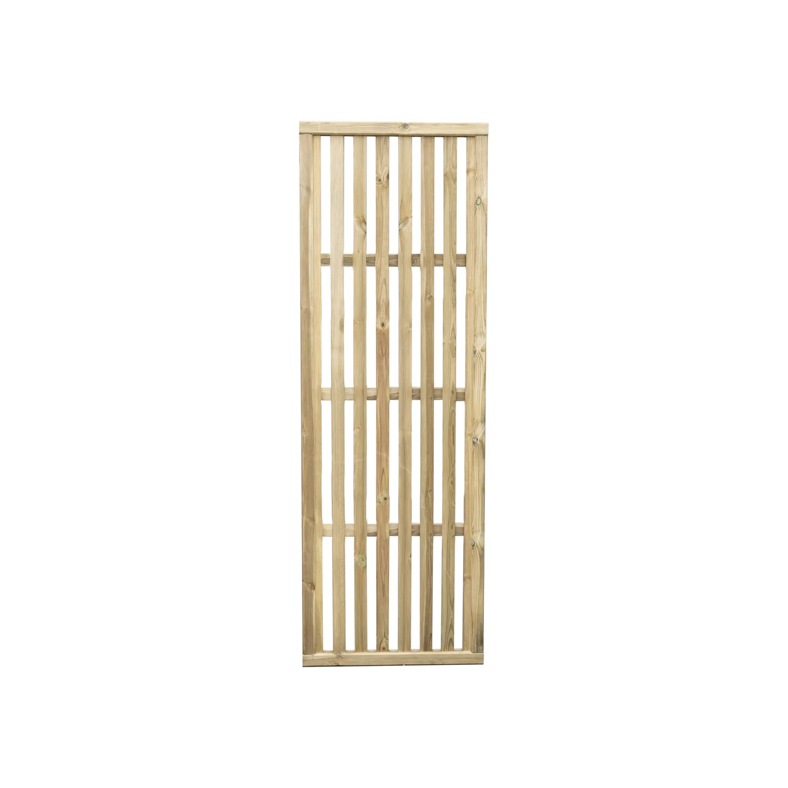 1.8m x 0.6m Pressure Treated Vertical Slatted Screen — view 2 of 4