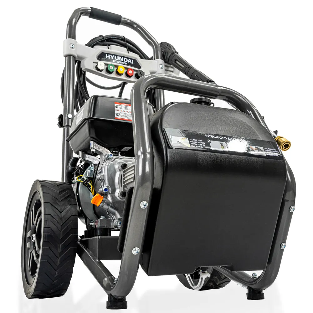 Hyundai Hyundai HYW3400P 3400psi 9L/min 209cc Petrol Pressure Washer — view 3 of 3