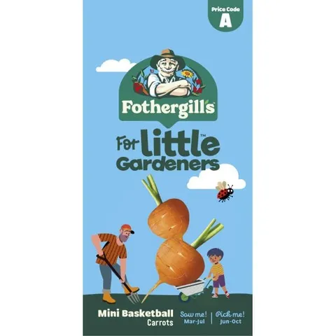 Mr Fothergills Little Gardeners Basketball Carrots Seeds