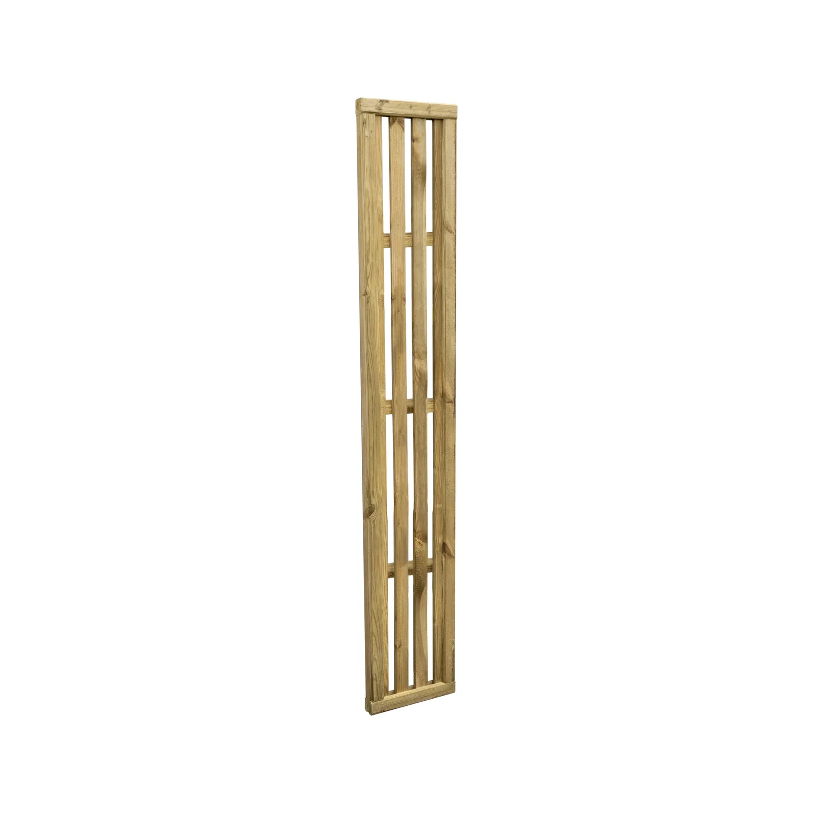 1.8m x 0.3m Pressure Treated Vertical Slatted Screen — view 3 of 5