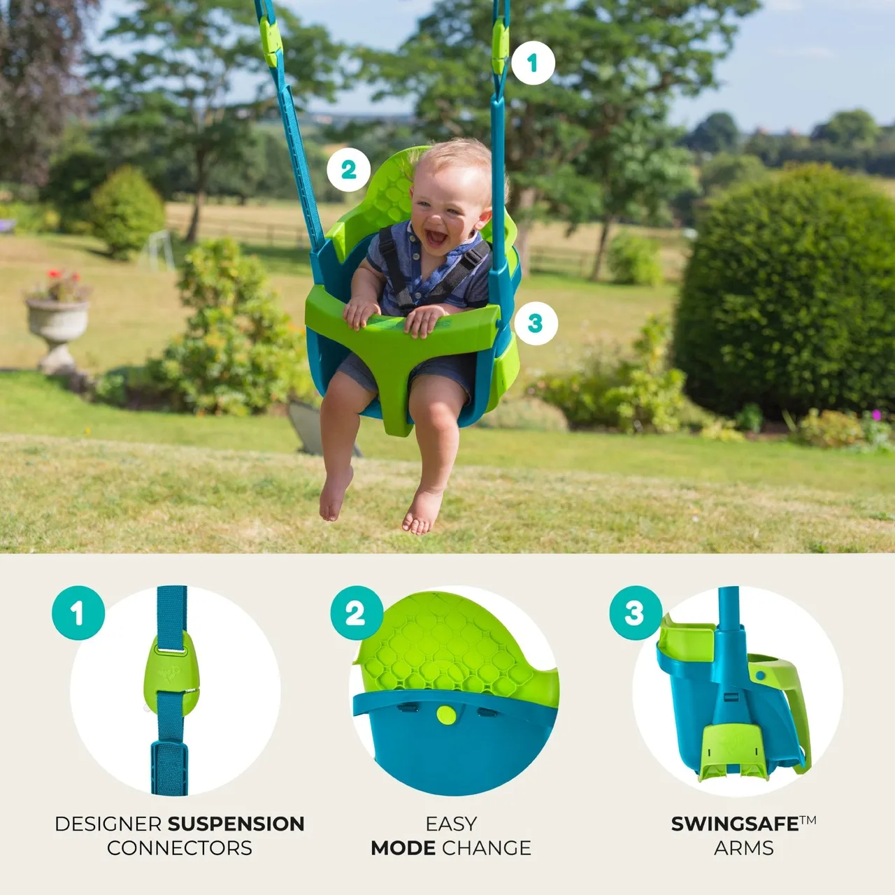 TP Toys TP Quadpod® Baby Swing Seat — view 3 of 3