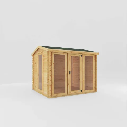 Mercia Garden Products Value 19mm Reverse Apex Log Cabin