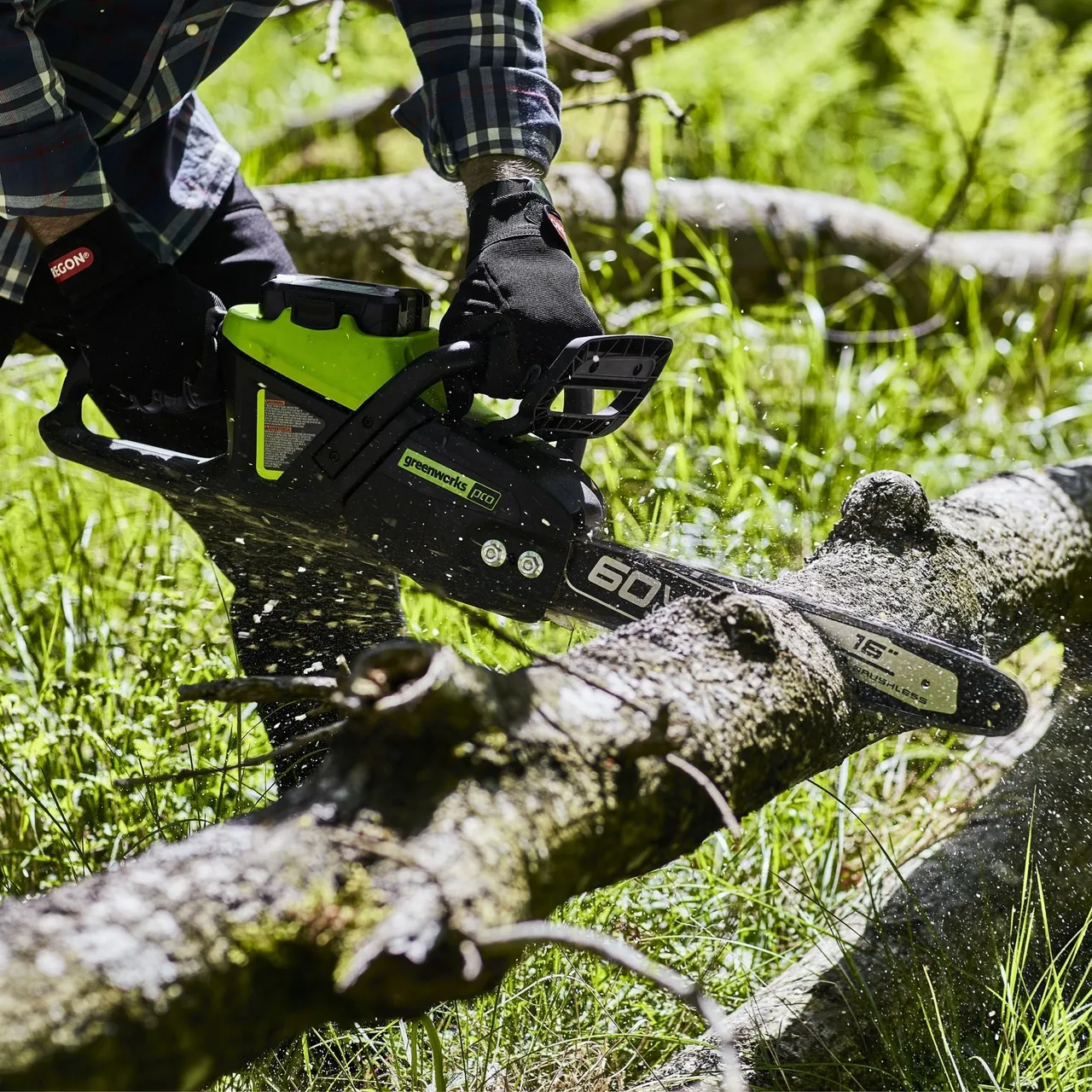 Greenworks Greenworks GD60CS40 60v Cordless Chainsaw (No Battery/Charger) — view 2 of 3