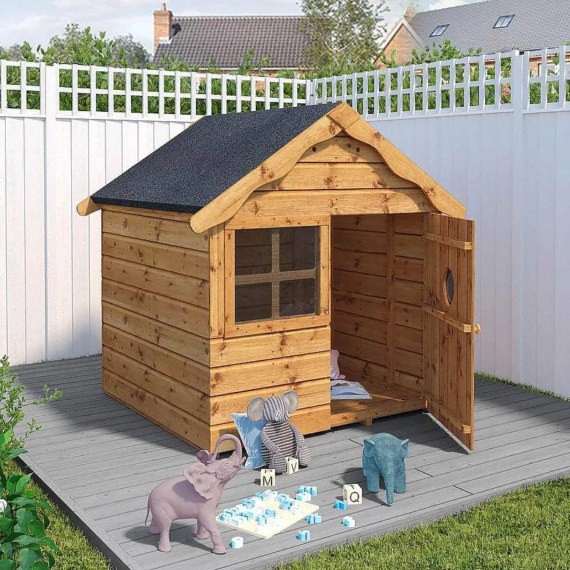 Mercia Garden Products 4 x 4 Snug Apex Wooden Playhouse — view 2 of 9