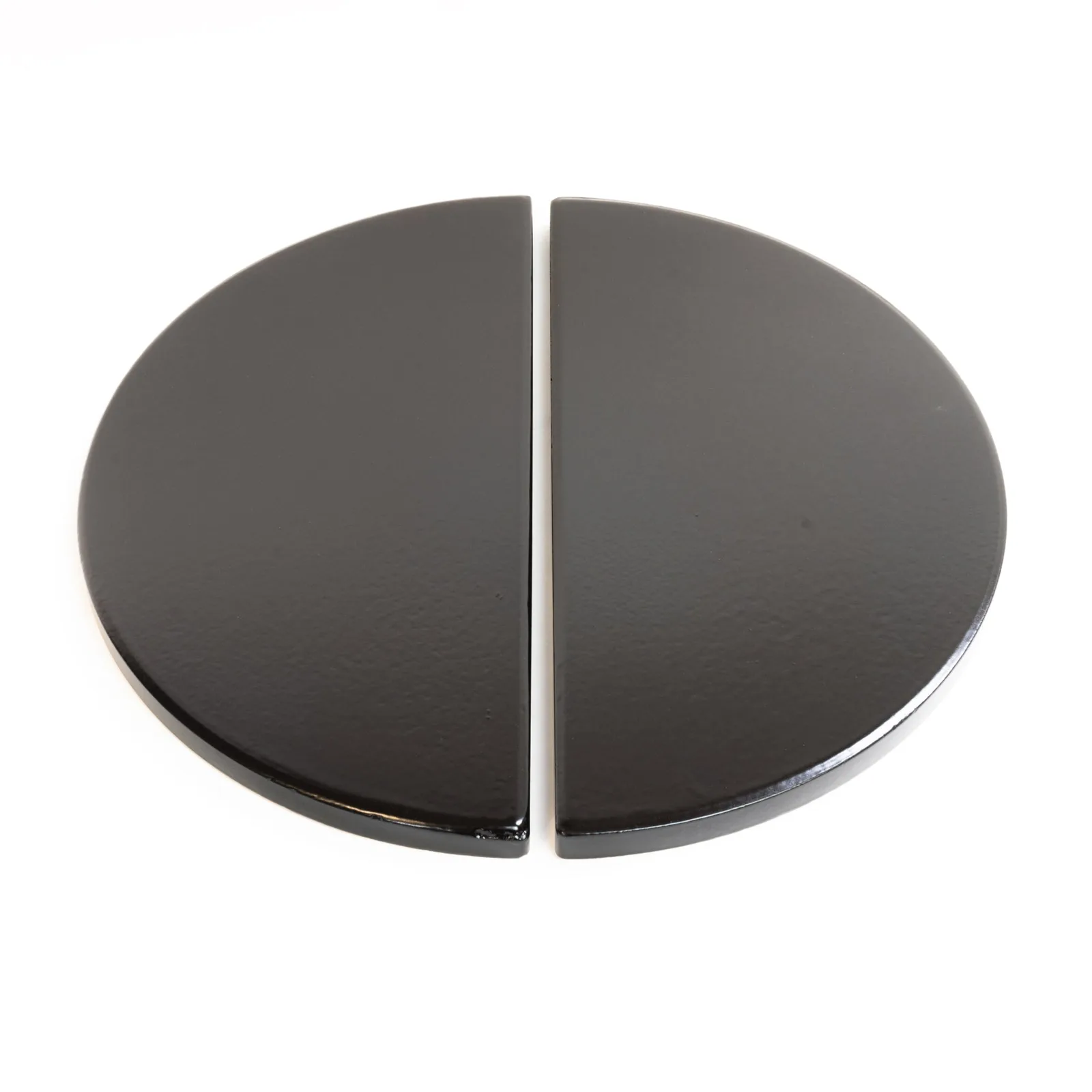 Draco Grills Draco Grills Black Half Moon Deflector Stones for 22 Inch Kamado Grill — view 2 of 4