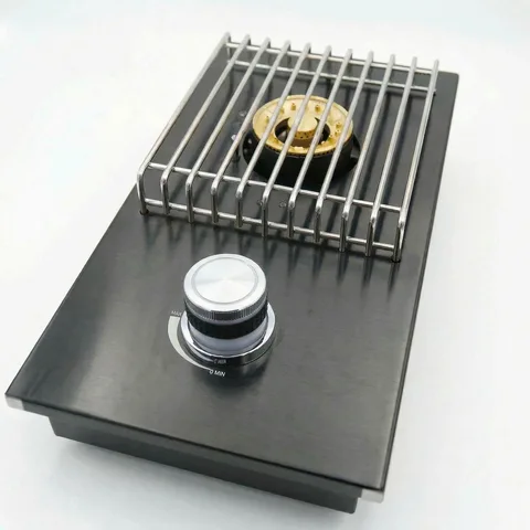 Draco Grills Draco Grills Outdoor Kitchen Black Stainless Steel Build In Side Burner