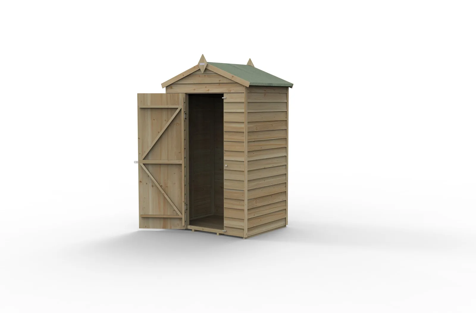 4LIFE Apex Shed 4×3 – Single Door – No Windows — view 2 of 17