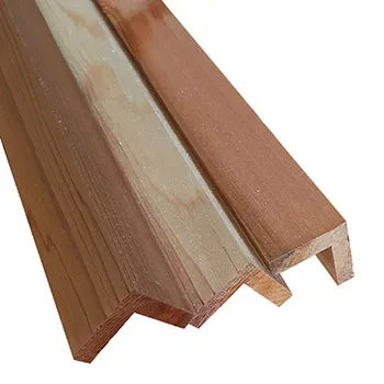 Timbco Western Red Cedar L Shape Trims 44 x 44