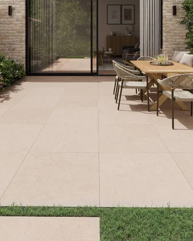 Dune Stone Beige Porcelain Paving Slabs