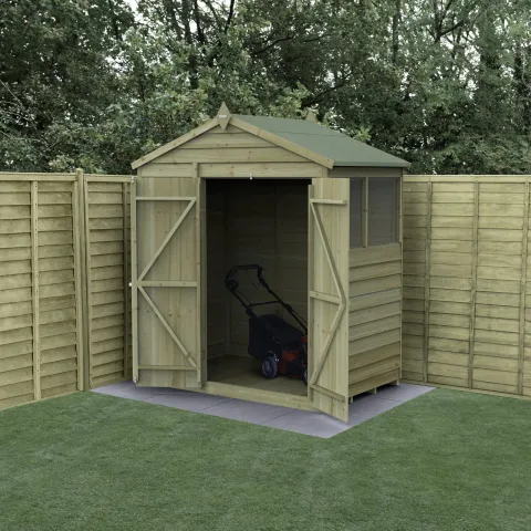 4LIFE Apex Shed 6×4 – Double Door – 2 Windows