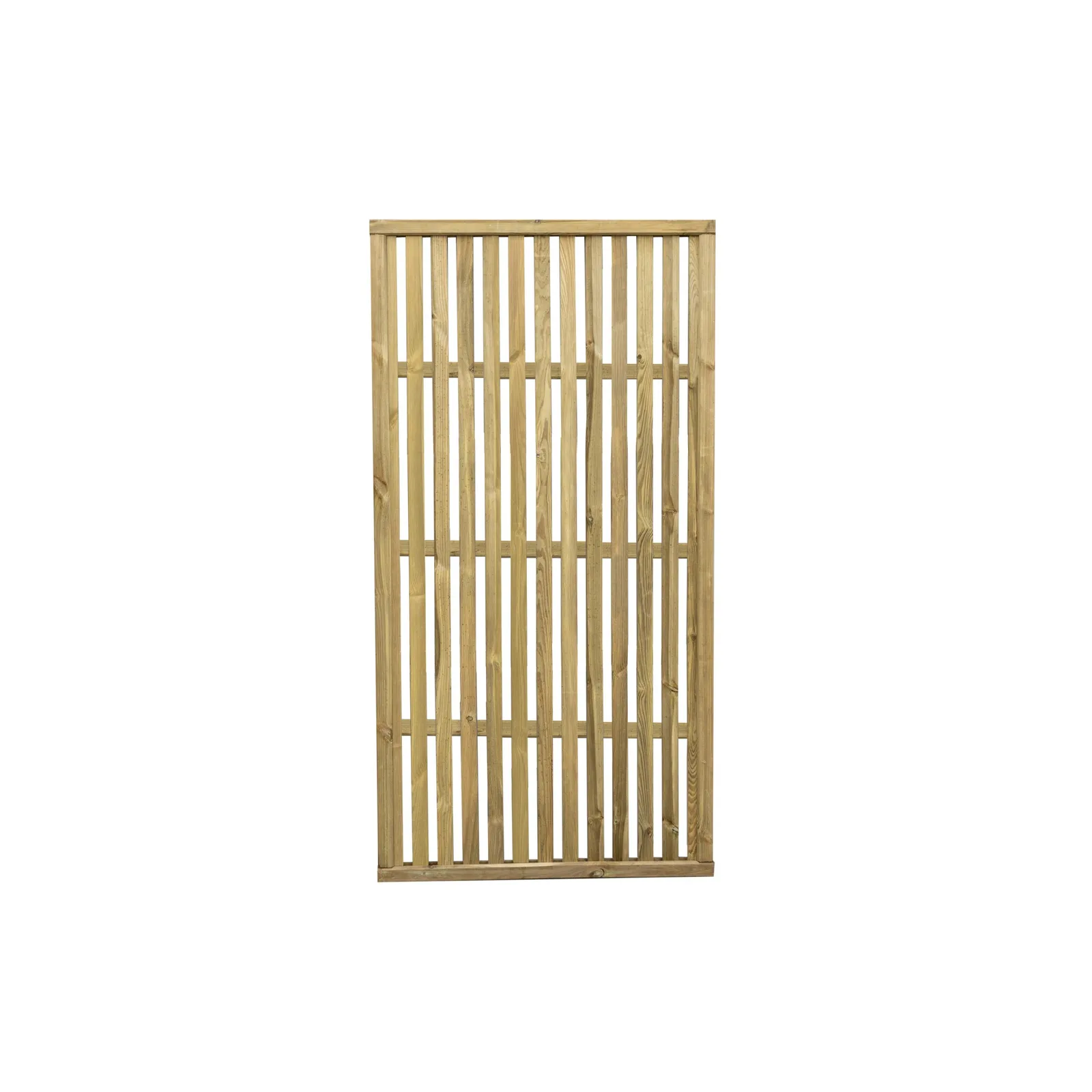 1.8m x 0.9m Pressure Treated Vertical Slatted Screen — view 2 of 5