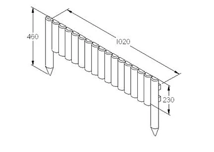 Border Section – 23cm — view 3 of 3