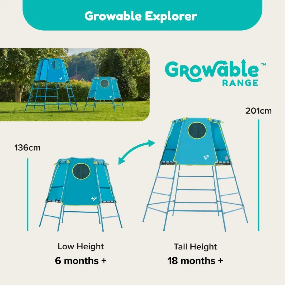 TP Toys TP Explorer Metal Climbing Frame with Platform & Den — view 3 of 3