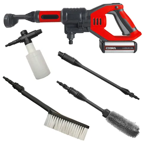 Cobra Cobra PW18024V 24V Cordless Pressure Washer (with 2Ah Battery & Charger)