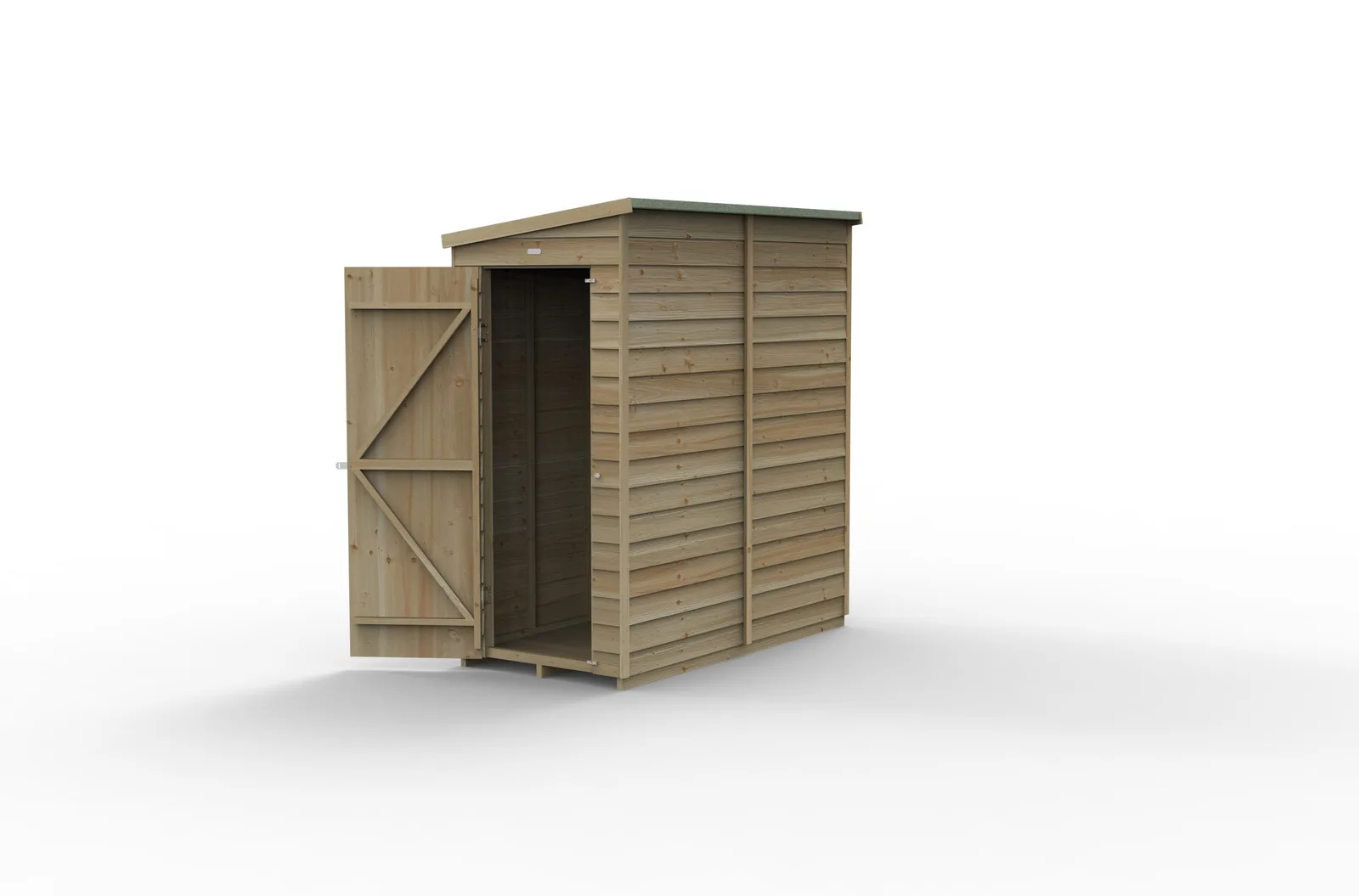 4LIFE Pent Shed 6×3 – Single Door – No Windows — view 2 of 17
