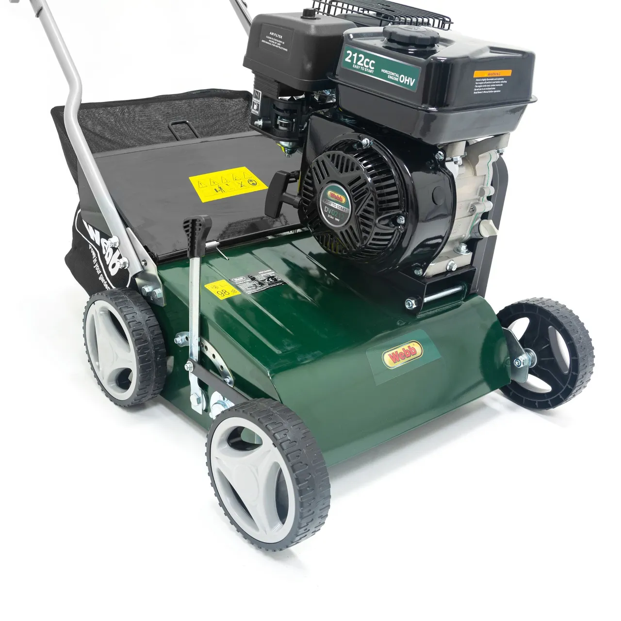 Webb Webb PS400 Petrol Lawn Scarifier and Raker — view 3 of 3