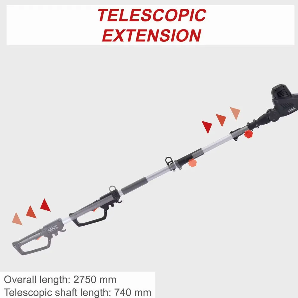 Scheppach Scheppach ETHT500 Telescopic Electric Hedge Trimmer — view 2 of 3