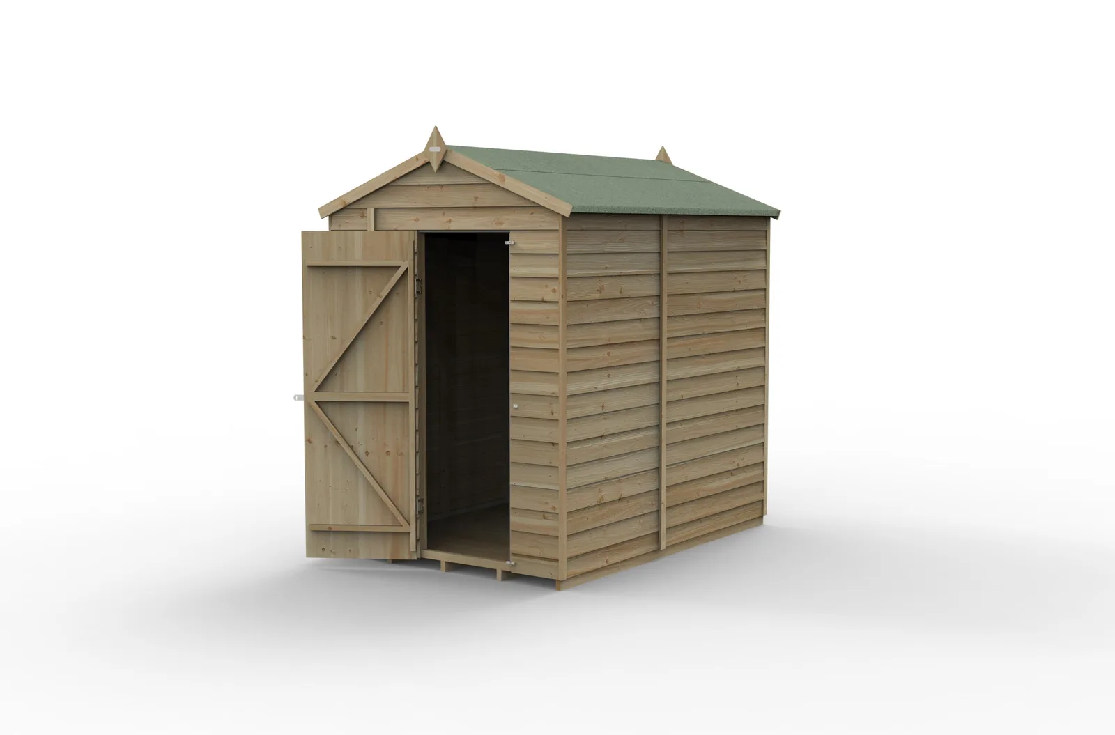 4LIFE Apex Shed 7 x 5 – Single Door – No Window — view 2 of 18