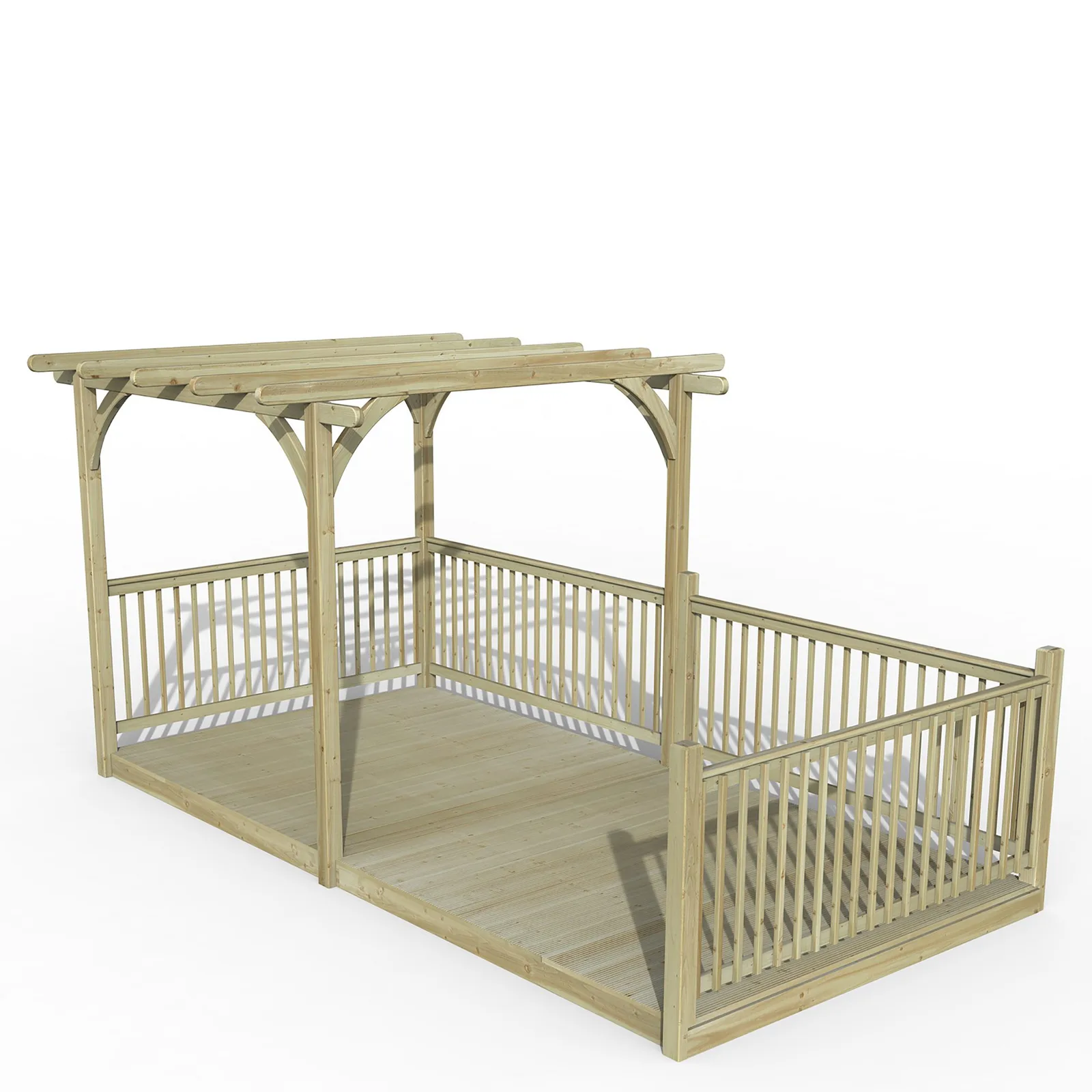 Ultima Pergola and Patio Decking Kit – 2.4 x 4.9m — view 2 of 7