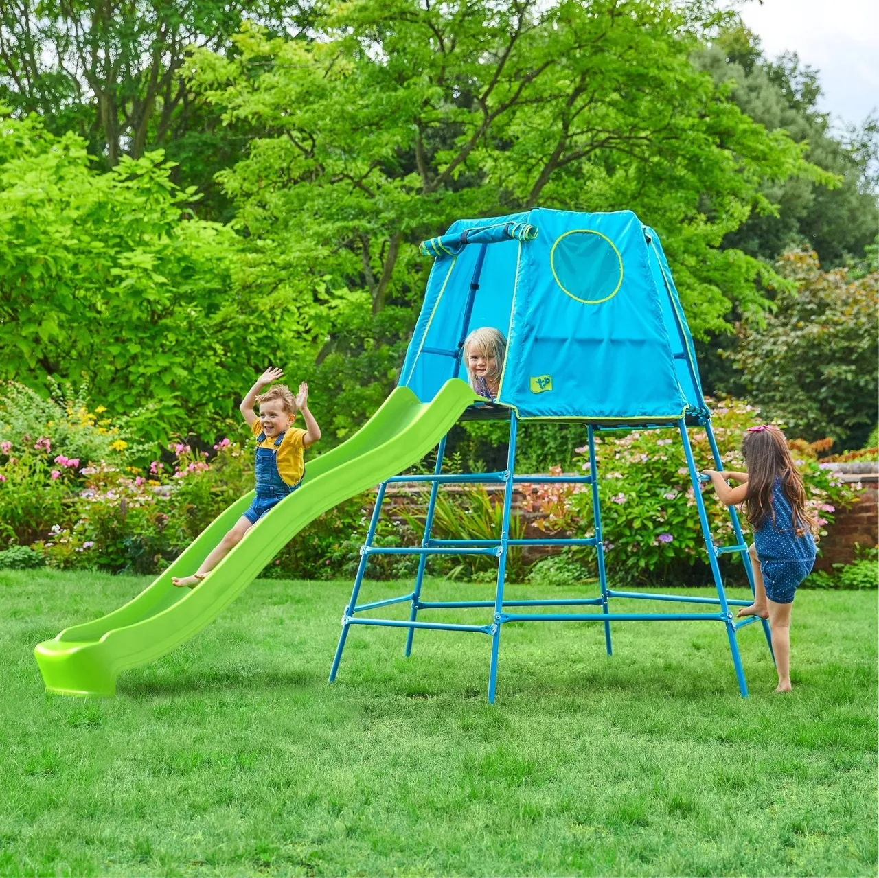 TP Toys TP Explorer Metal Climbing Frame Set & Ripple Slide — view 2 of 3