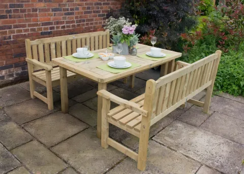 Rosedene Set 1 – Benches & Table set