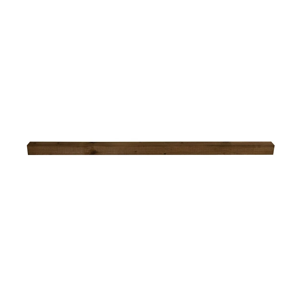 Brown Incised Fence Post 6ft – 180 x 7.5 x 7.5cm — view 2 of 3