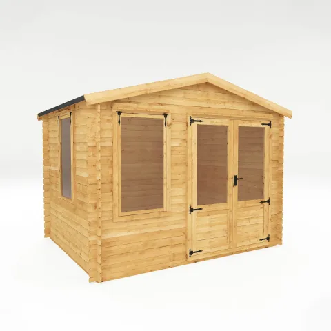 Mercia Garden Products Value 19mm Apex Log Cabin