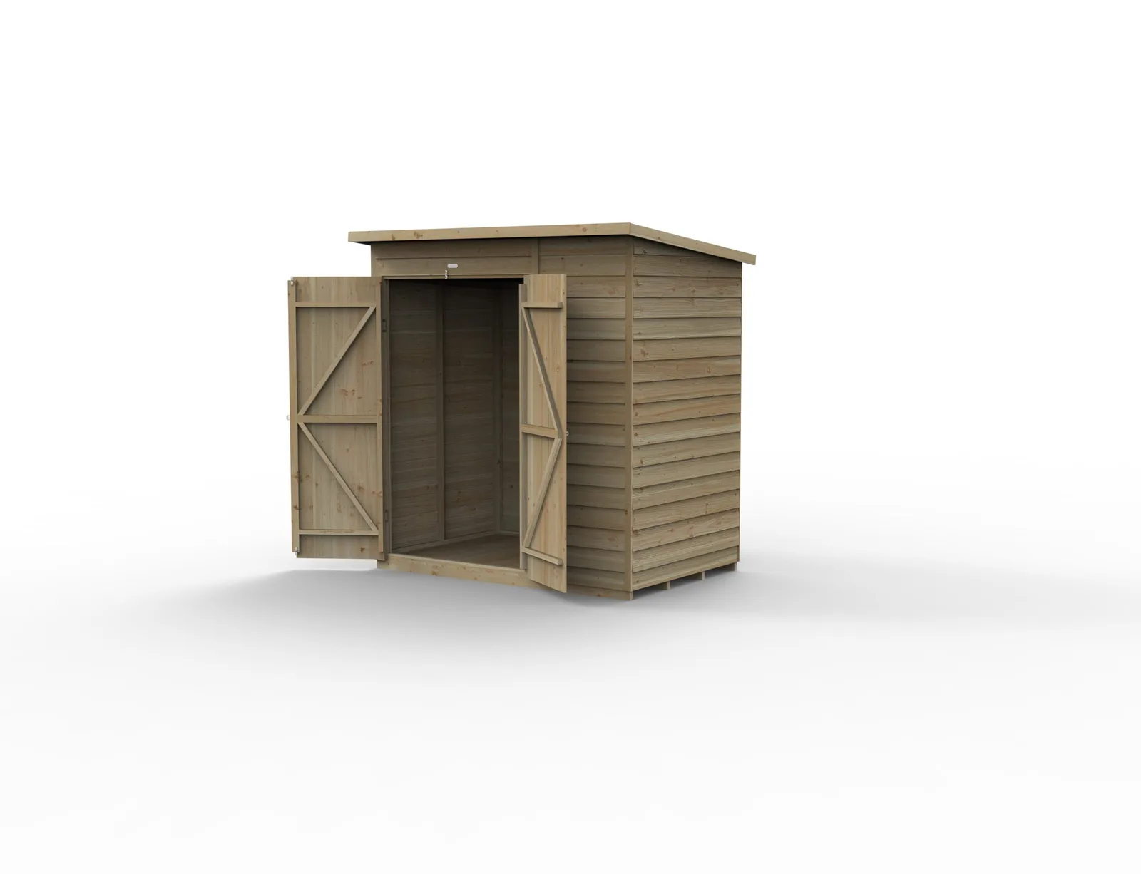 4LIFE Pent Shed 6×4 – No Windows – Double Door — view 2 of 17