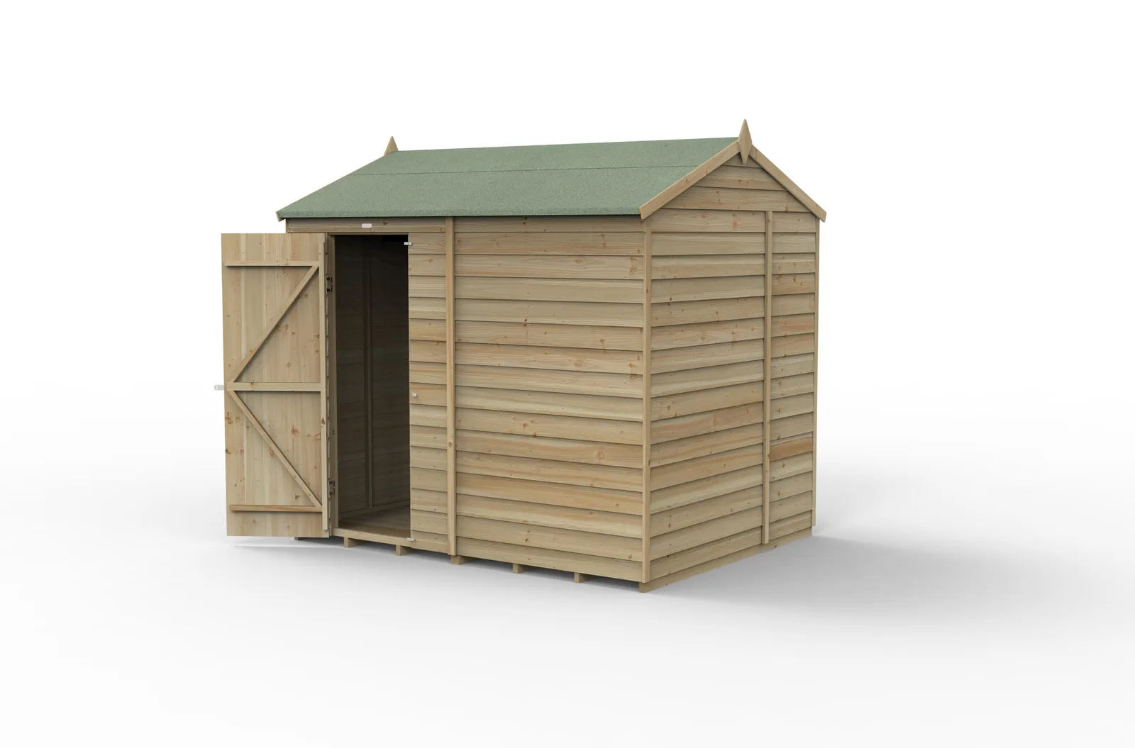 4LIFE Reverse Apex Shed 8×6 – Single Door – No Windows — view 2 of 18