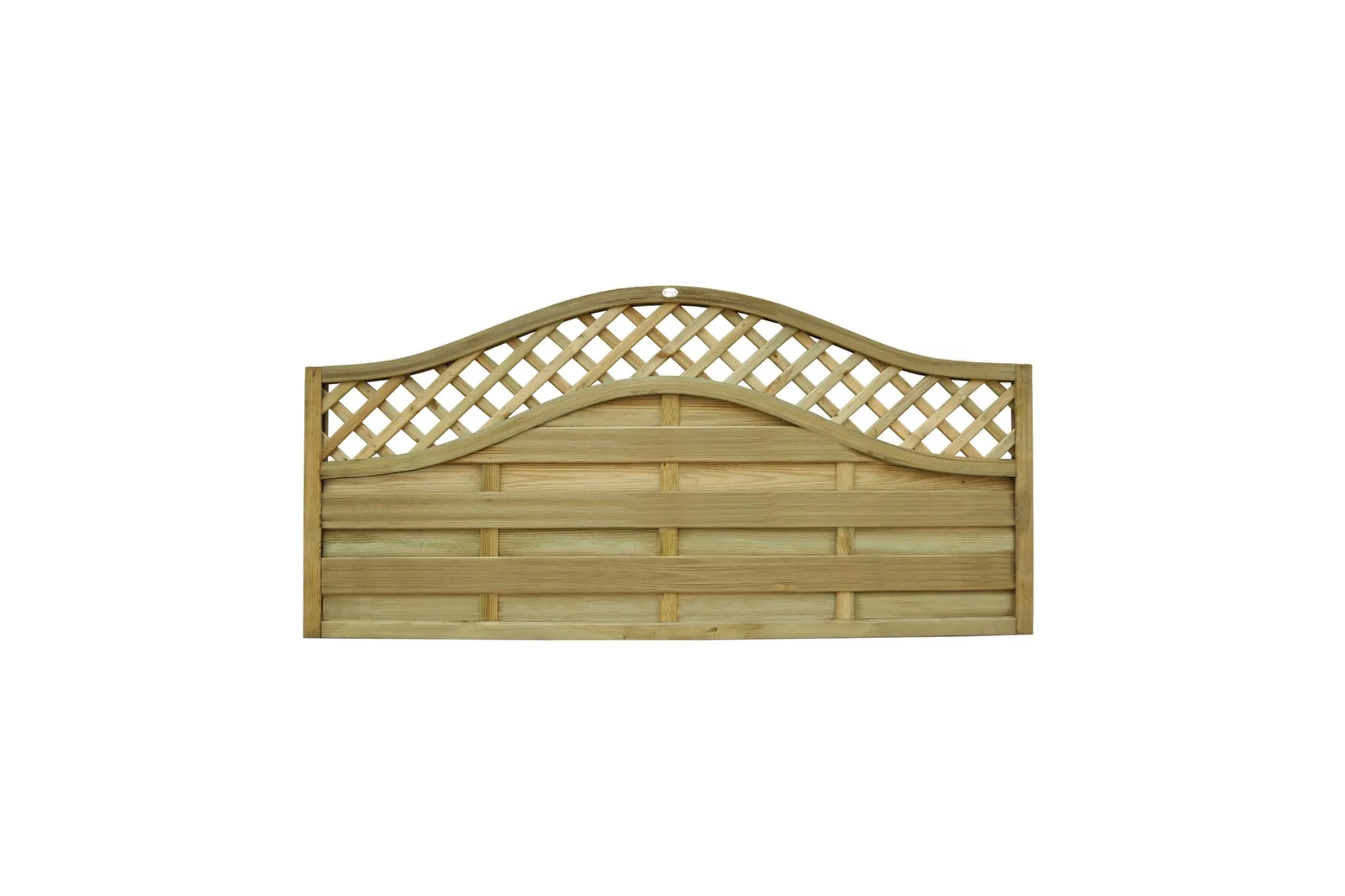 1.8m x 0.9m Pressure Treated Decorative Europa Prague Fence Panel — view 2 of 4