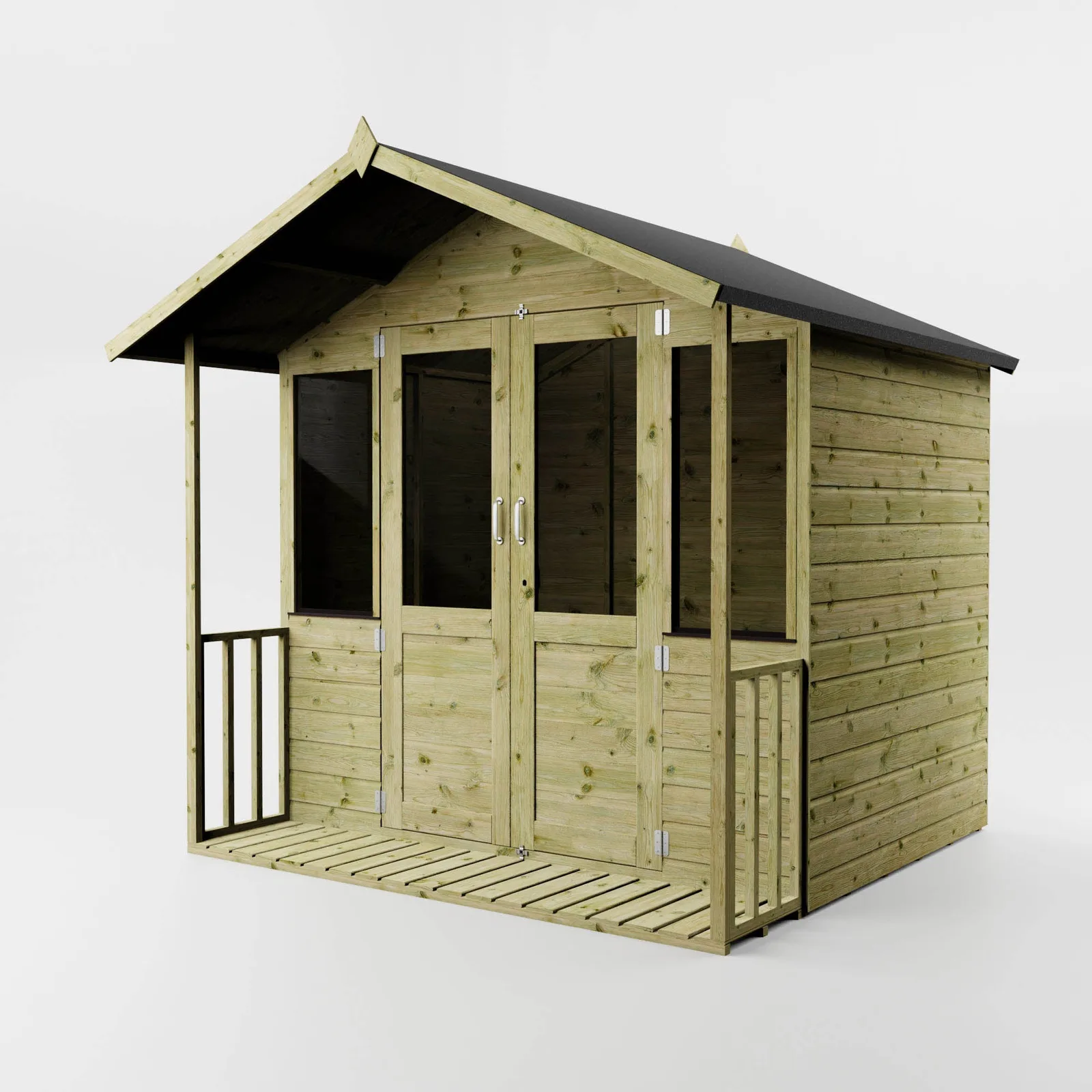 Mercia Garden Products Bournemouth Wooden Summerhouse — view 2 of 2