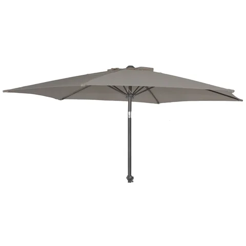 Alexander Rose Alexander Rose 2.7m Round Aluminium Tilting Parasol - Charcoal