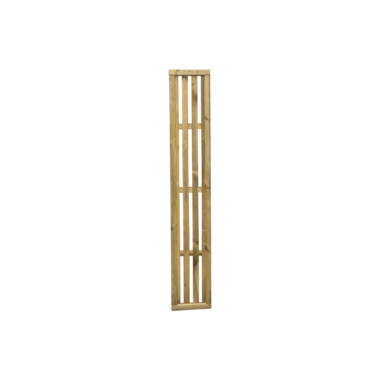 1.8m x 0.3m Pressure Treated Vertical Slatted Screen — view 2 of 5